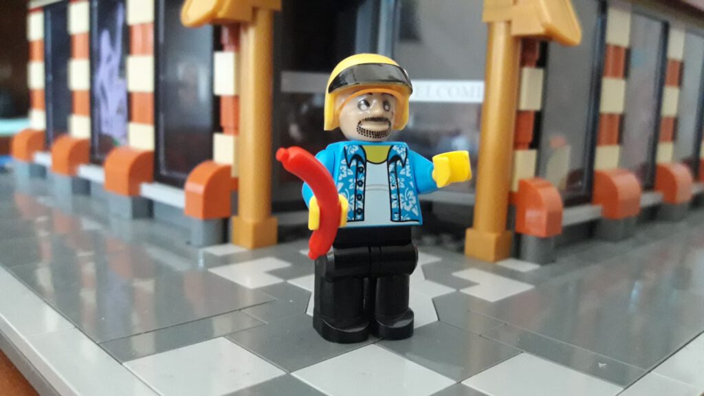 Kopf Cobi, Torso Lego, Beine Xingbao - Panik!!