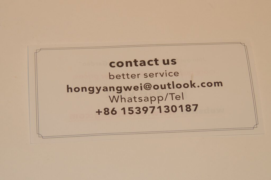 Hongyangwei und die Kontaktoptionen.