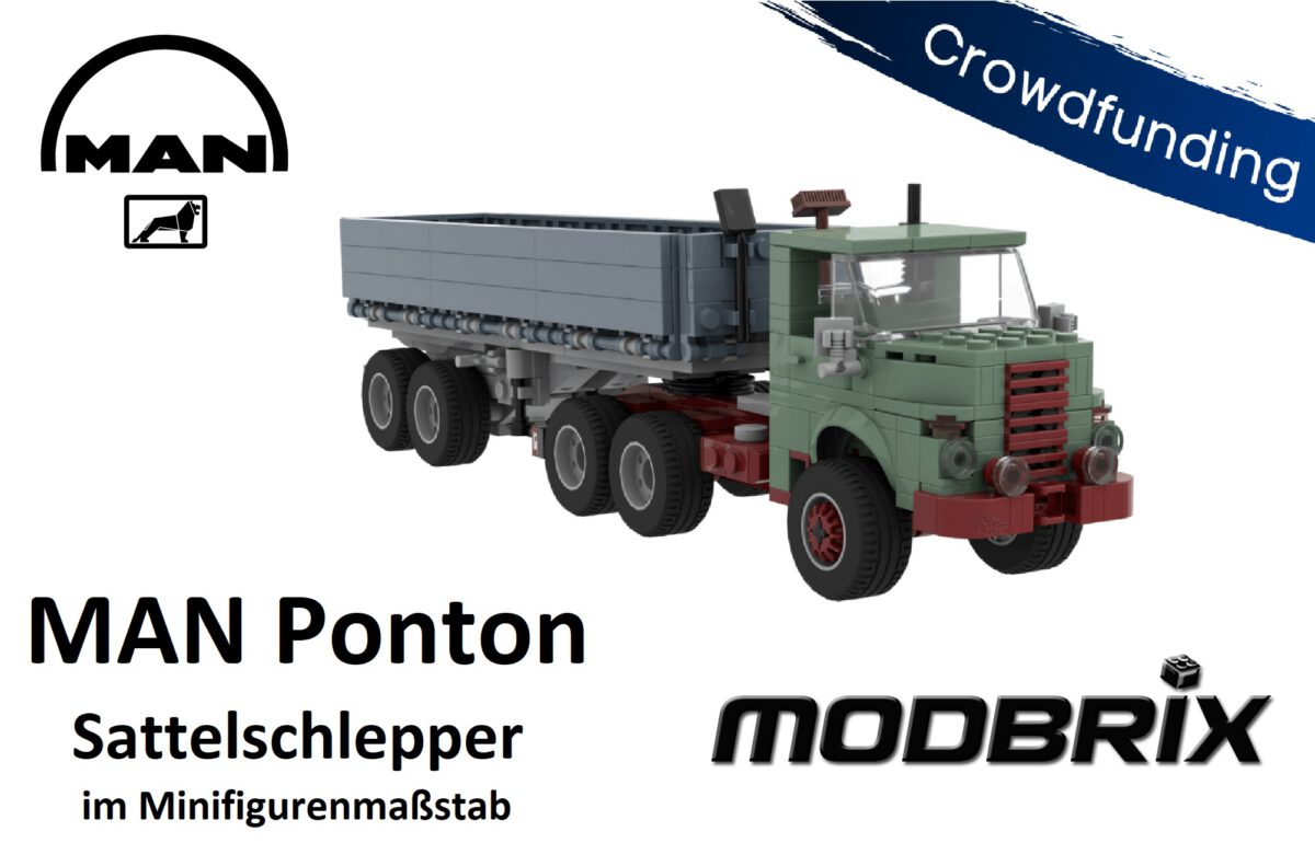 Modbrix und der MAN Ponton Kurzhauber Sattelzug