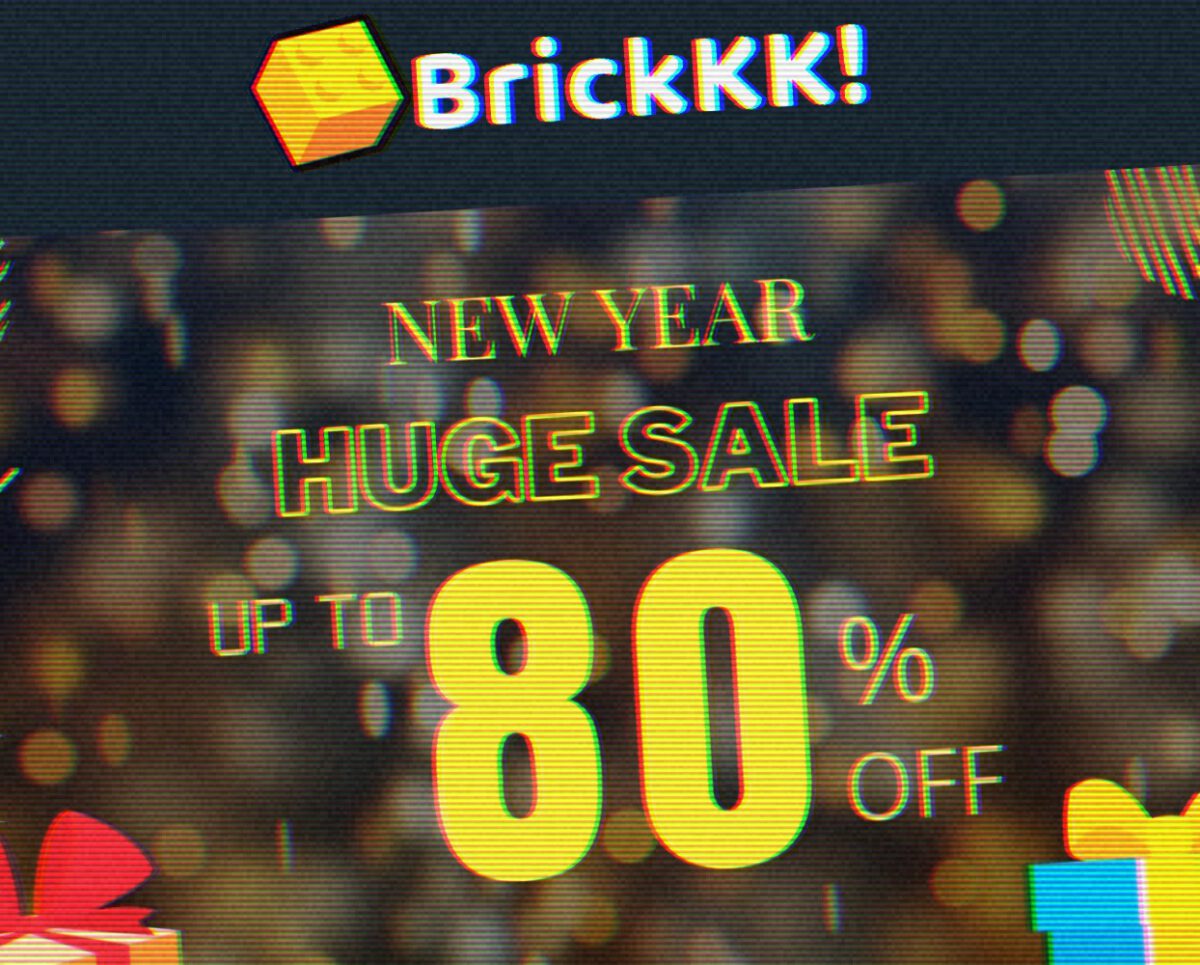 New Year Sale Neujahraktion BrickKK.com