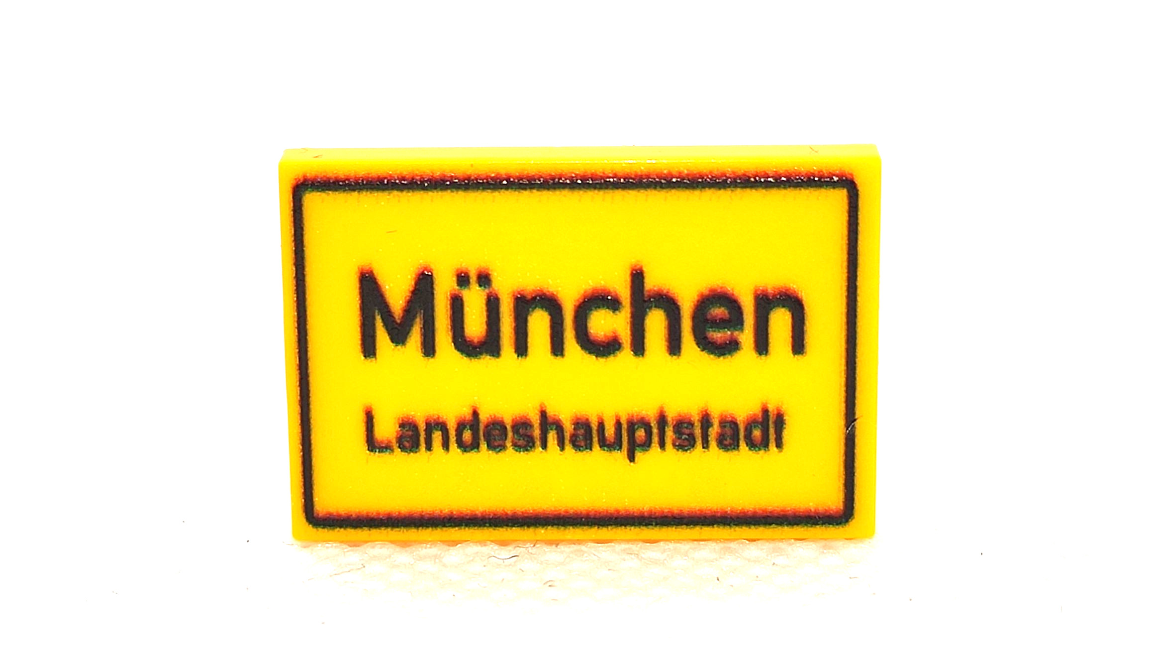 MunichBricks Ortschild München Einfahrt
